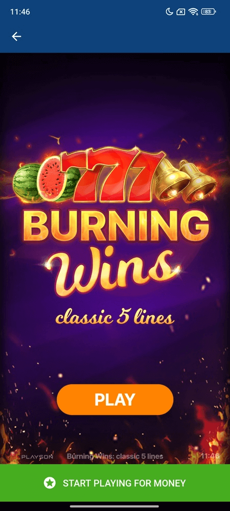 Slot Burning Wins di Mostbet